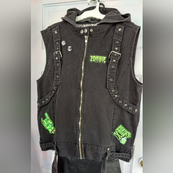 Nosferatu- custom Rage Against the Sewing Machine horror lovers jackets WIP - Picture 13 of 14